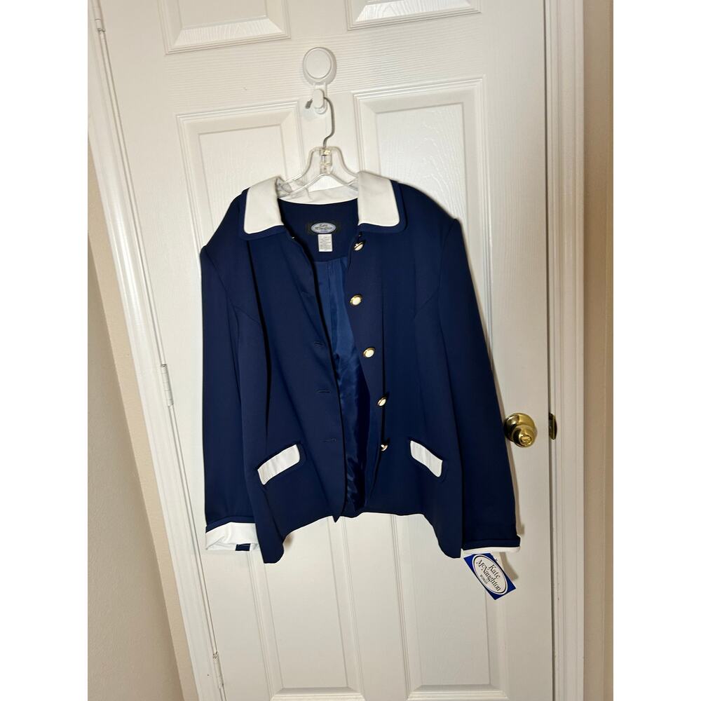 Vintage Kate McNaughton Plus Size Women’s Navy Suit Set - Picture 13 of 13